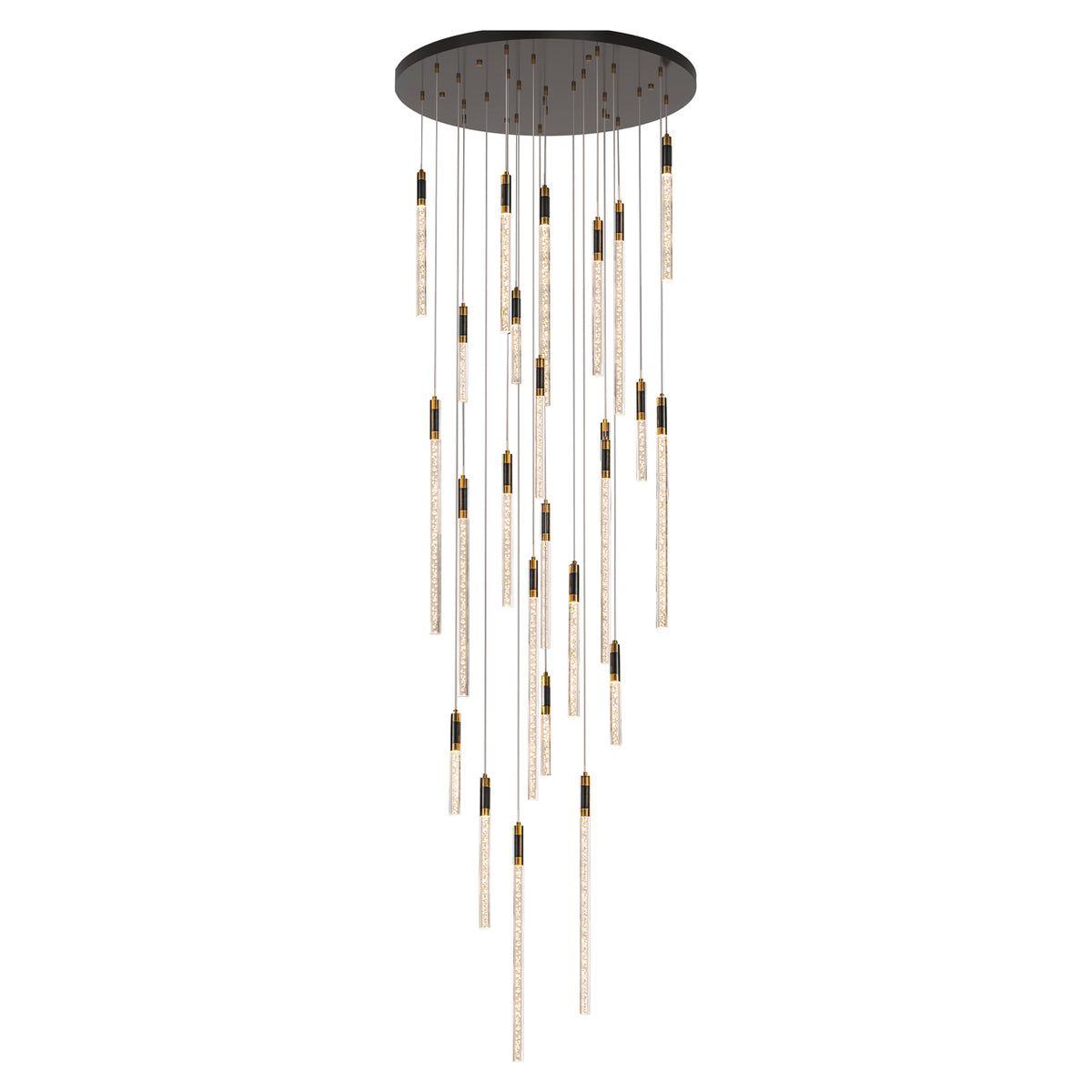 Crosley black/gold pendant light