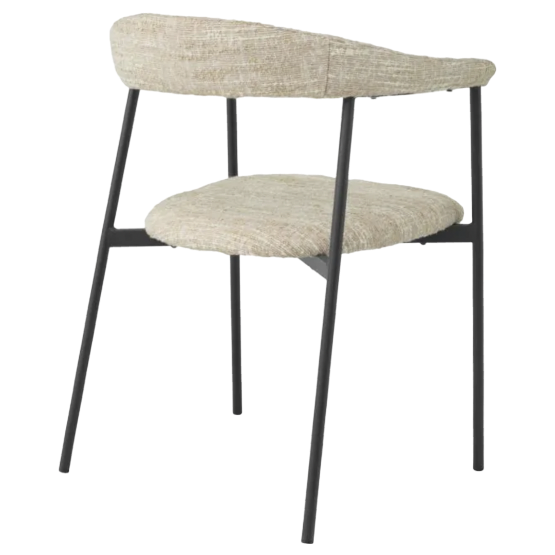 Dining chair Eichholtz Julio Bouclé sonata cream