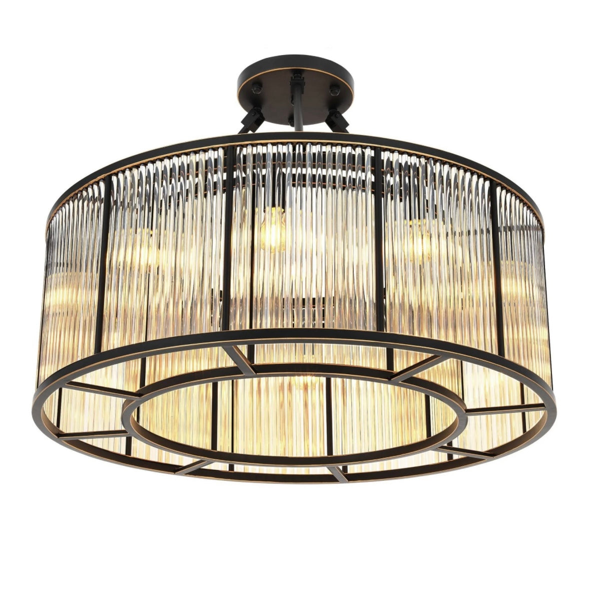 Eichholtz ceiling lamp Bernardi L bronze