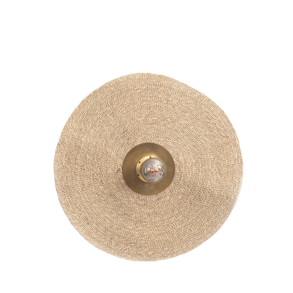 Die Wandleuchte Let's Groove - Naturmessing - M