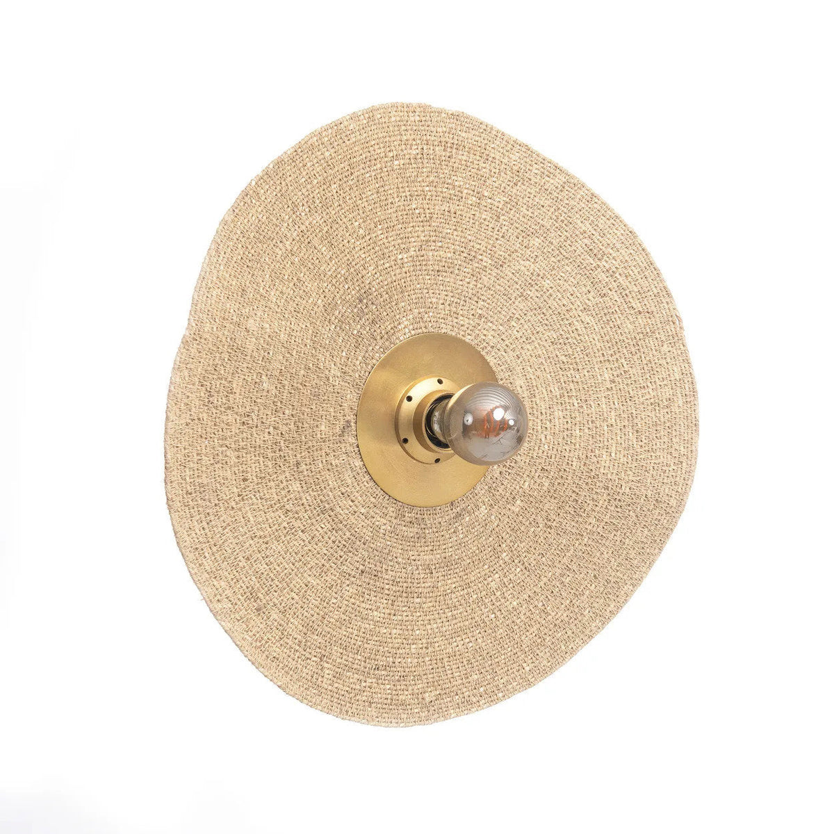 Die Wandleuchte Let's Groove - Naturmessing - M