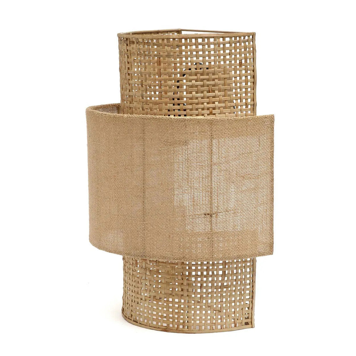 Die Wandleuchte Bolly Jute - Natur - M