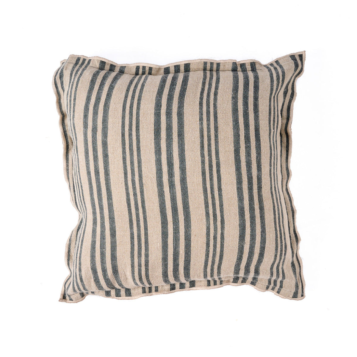 Der Kissenbezug Nordic Stripe - Natur Schwarz - 50x50