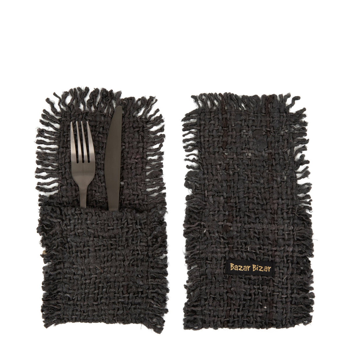 The Oh My Gee Cutlery Holder - Black Navy