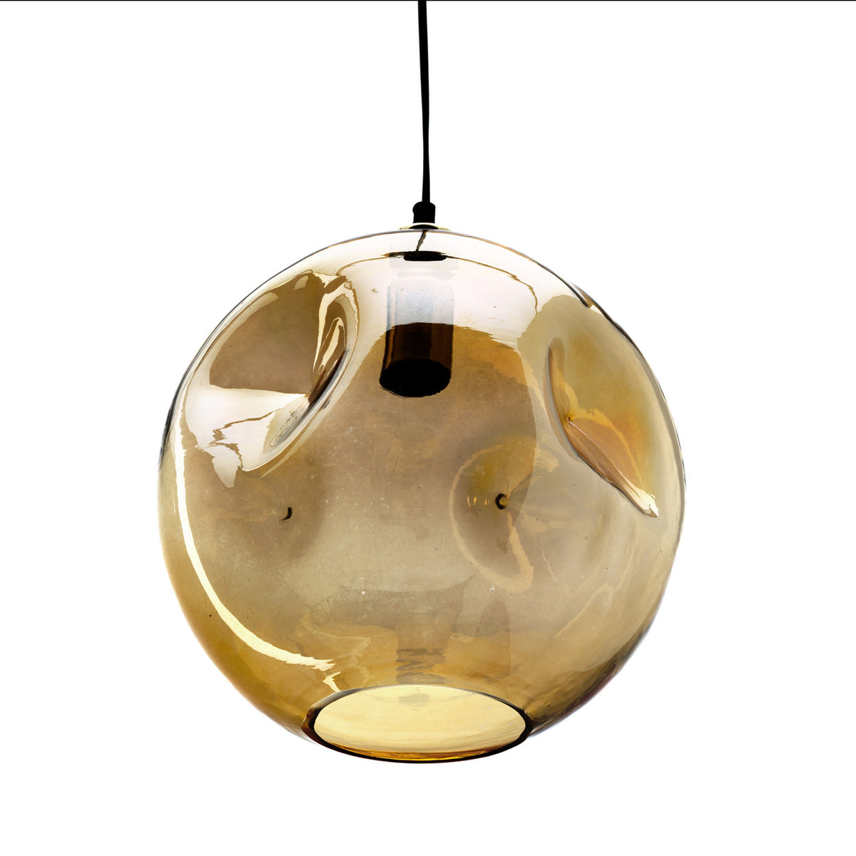 Die Pendelleuchte Bubbella - Blasses Gold