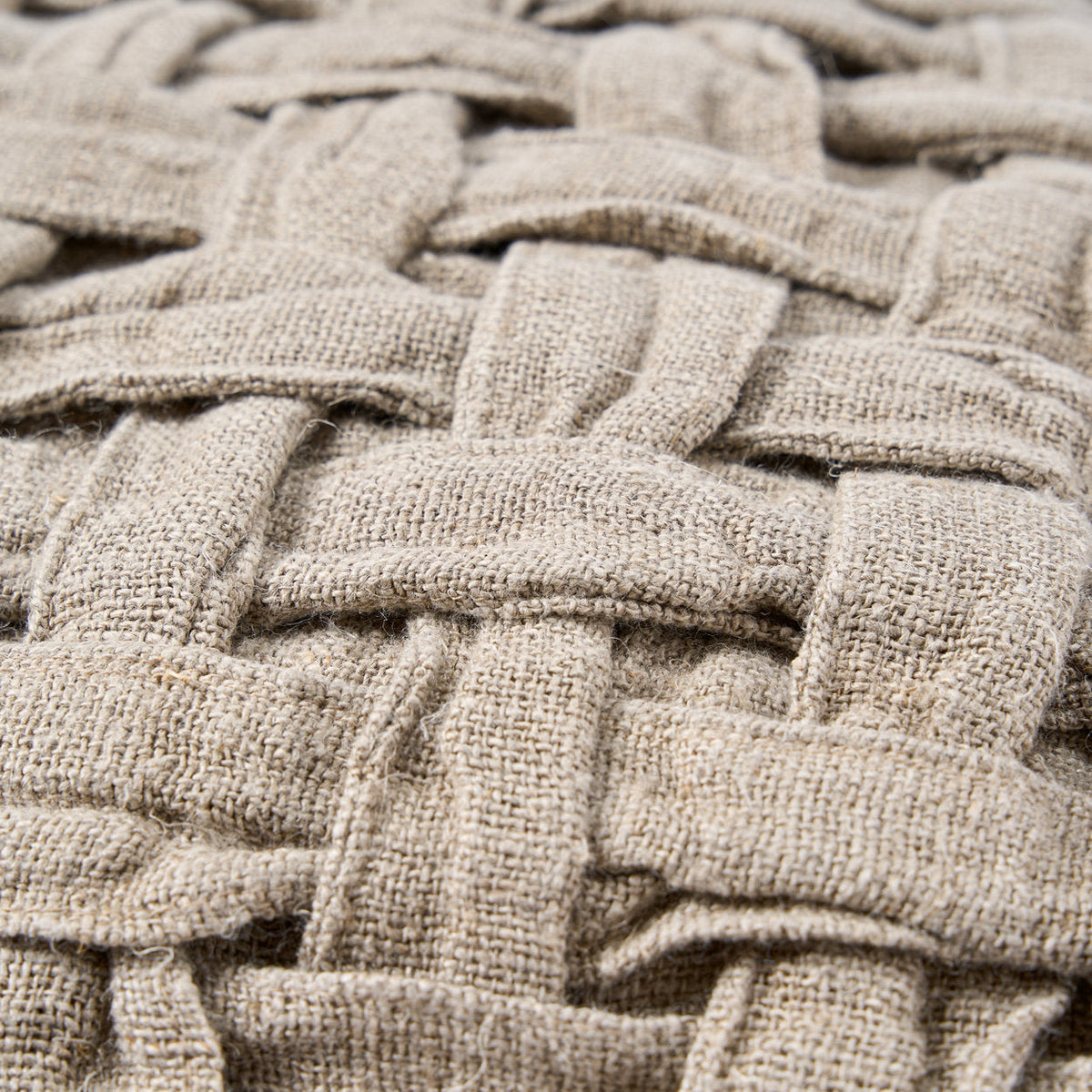 The Linen Crosier Cushion Cover - Natural