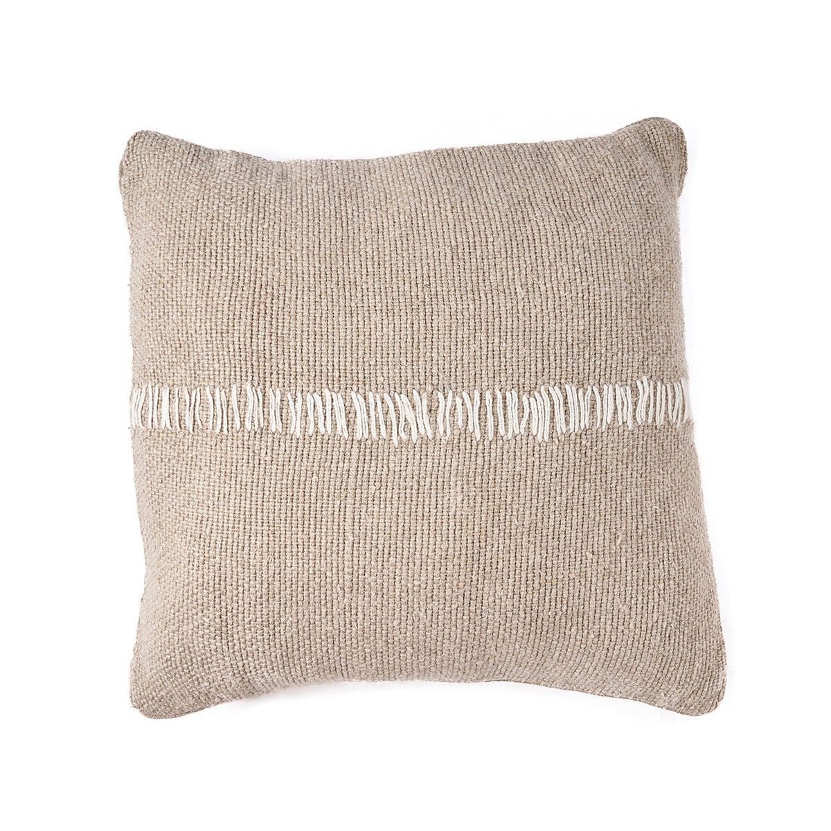 Housse de coussin Linen Stitch - Blanc naturel