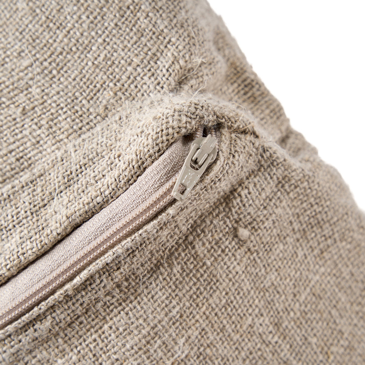 Housse de coussin Linen Stitch - Blanc naturel
