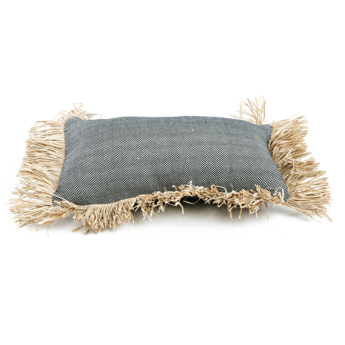 Der Baumwoll-Kissenbezug Cotton Bonita - Natur-Schwarz - 30x50