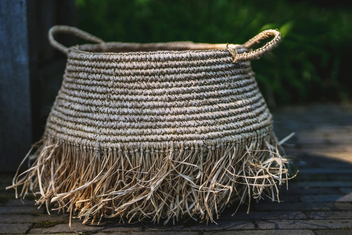 The Raffia Deluxe Baskets - Natural - Large