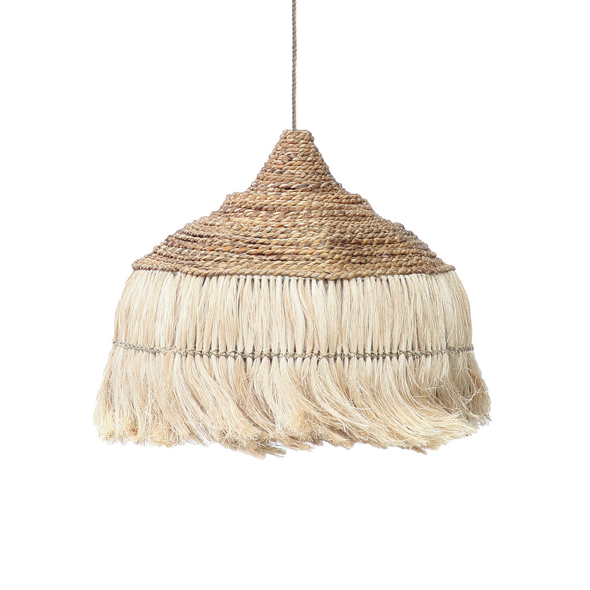 Pendelleuchte Abaca Hoola - Natur - L