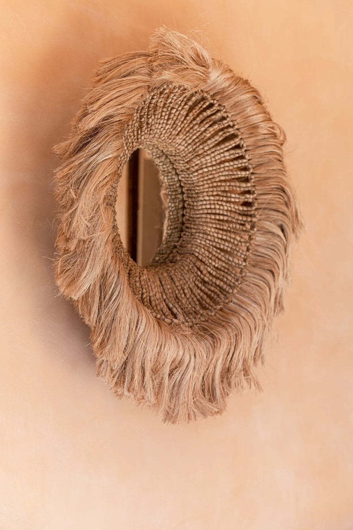 Le miroir Abaca Solomon - Naturel