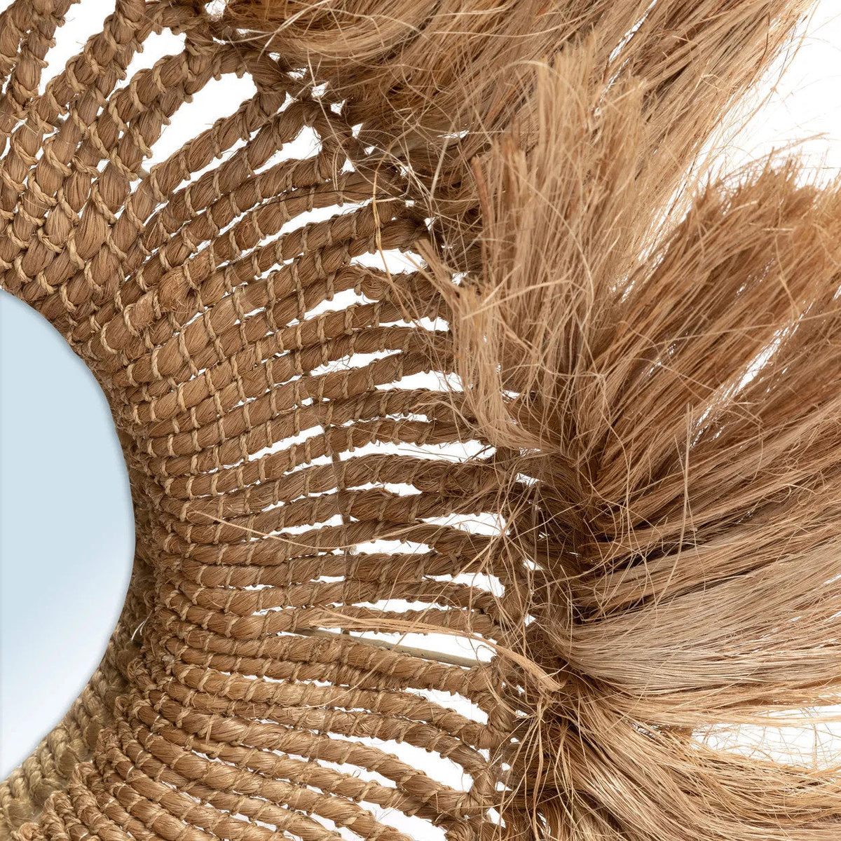 Le miroir Abaca Solomon - Naturel