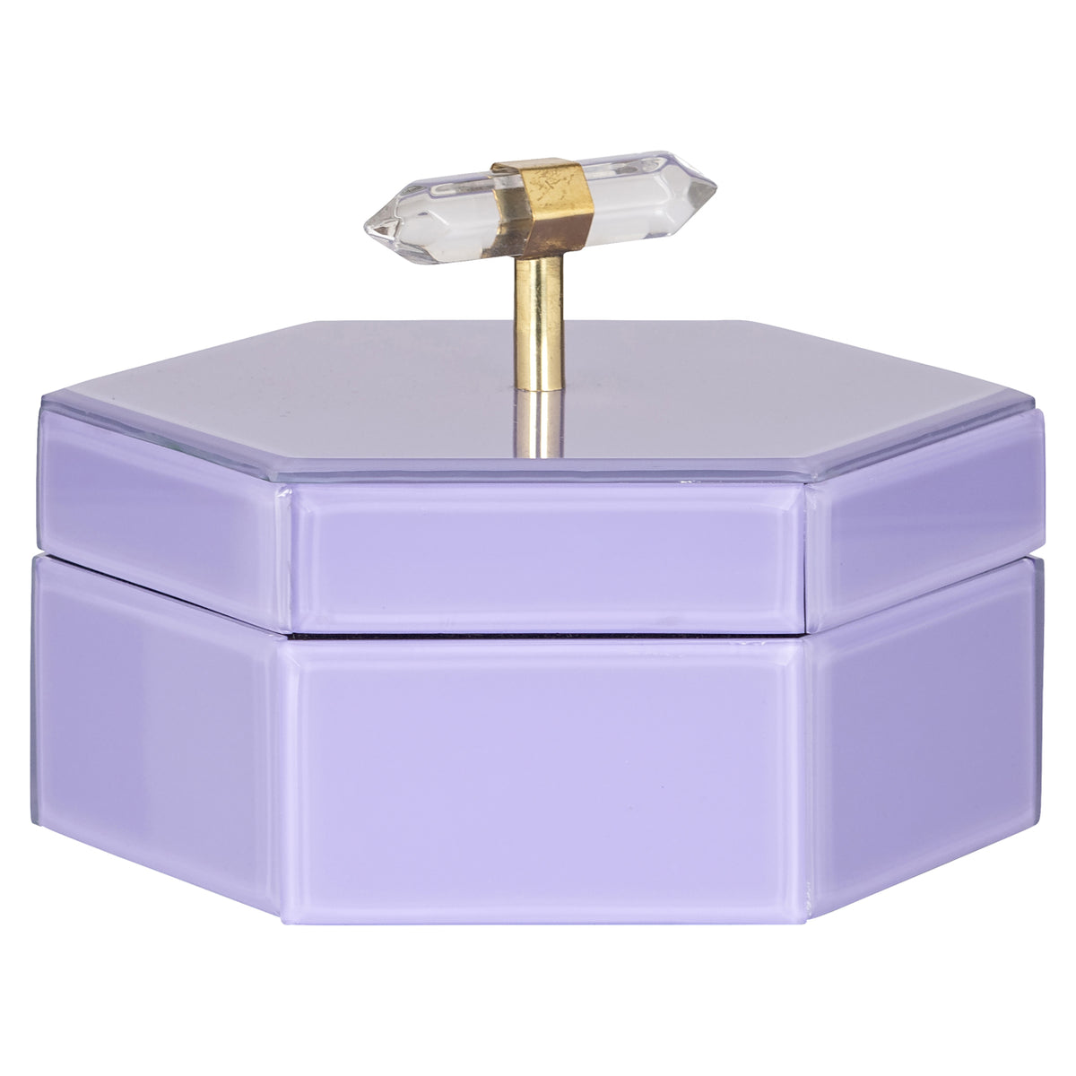 Boîte de rangement Jutta violette petite