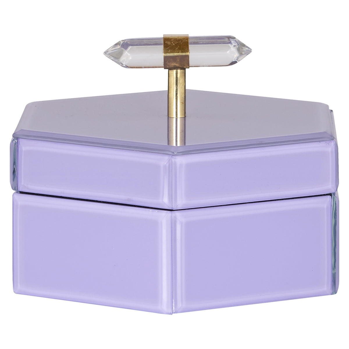 Boîte de rangement Jutta violette petite