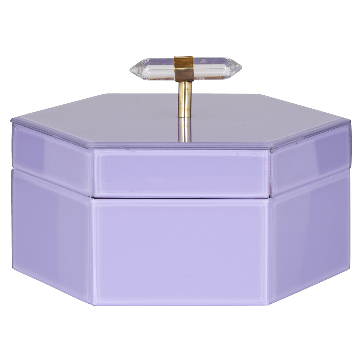Boîte de rangement Jutta violette grande