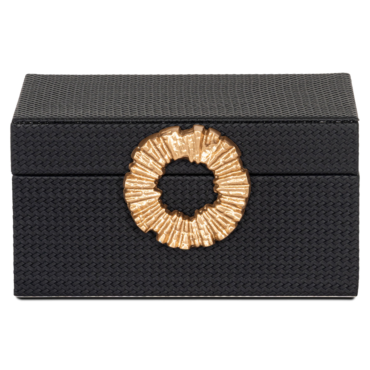 Storage box Amal black/gold small