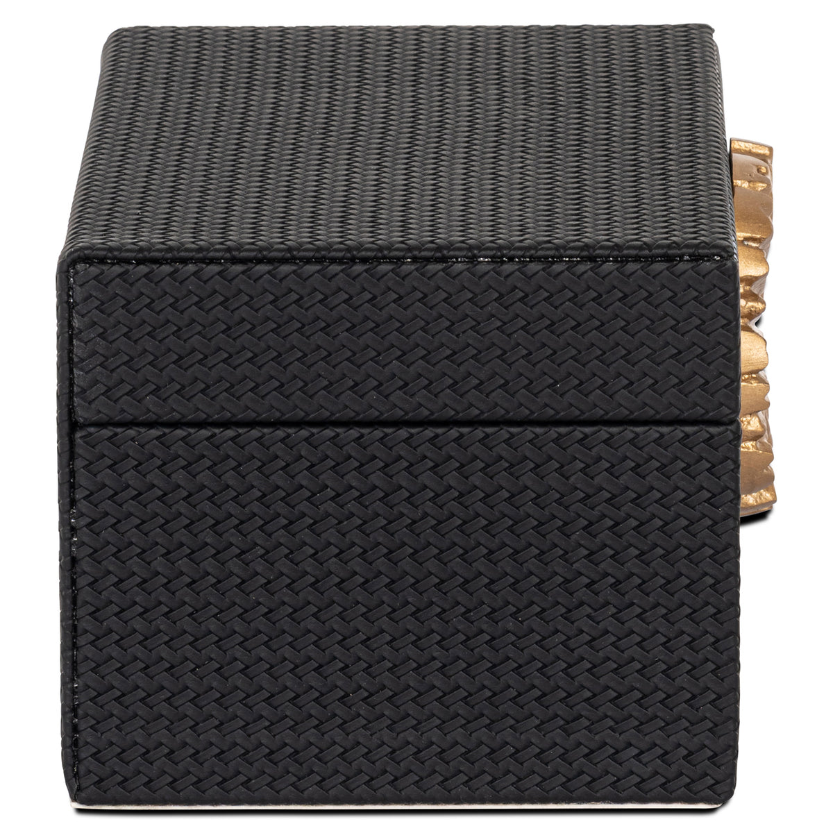 Storage box Amal black/gold small