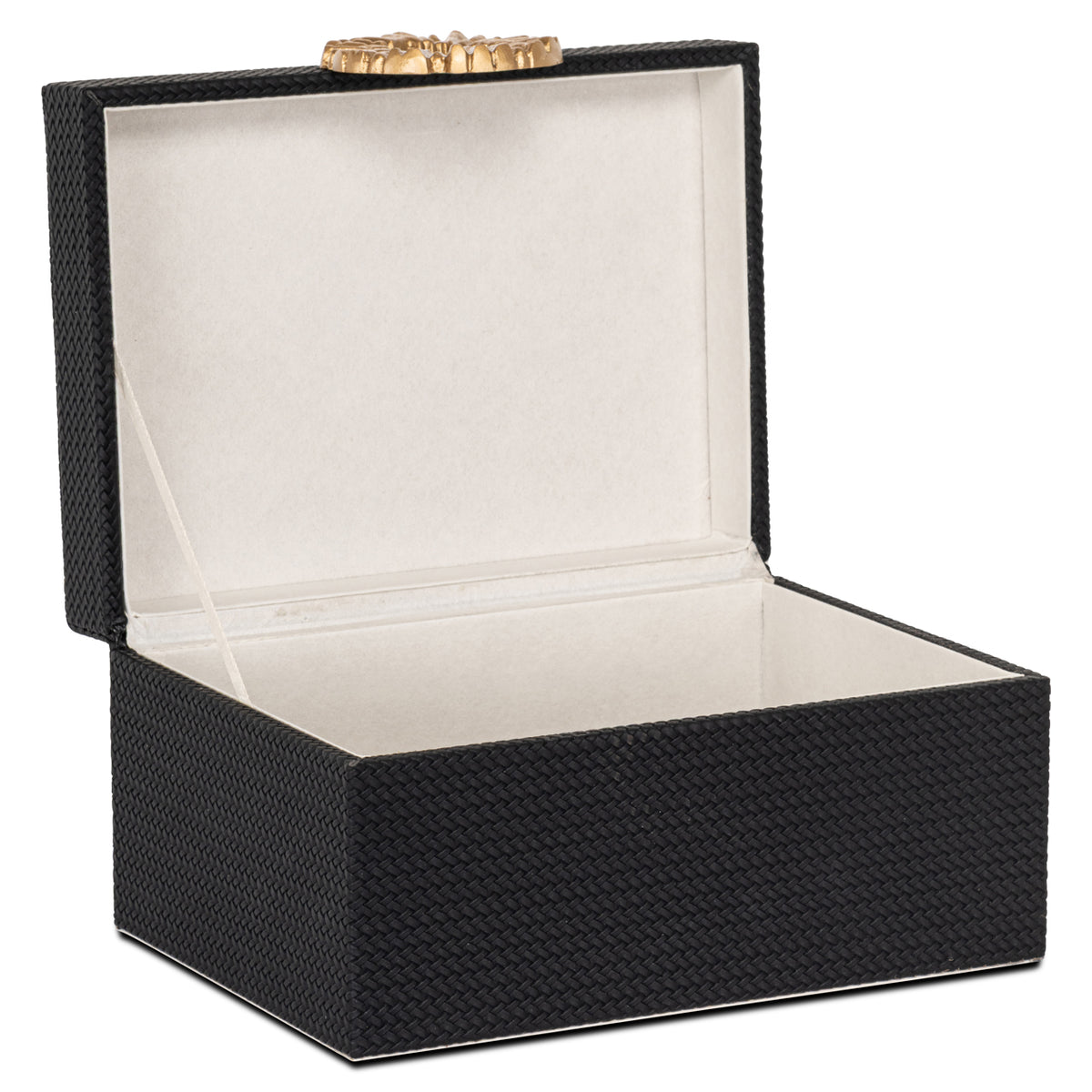 Aufbewahrungsbox Amal Schwarz/Gold groß