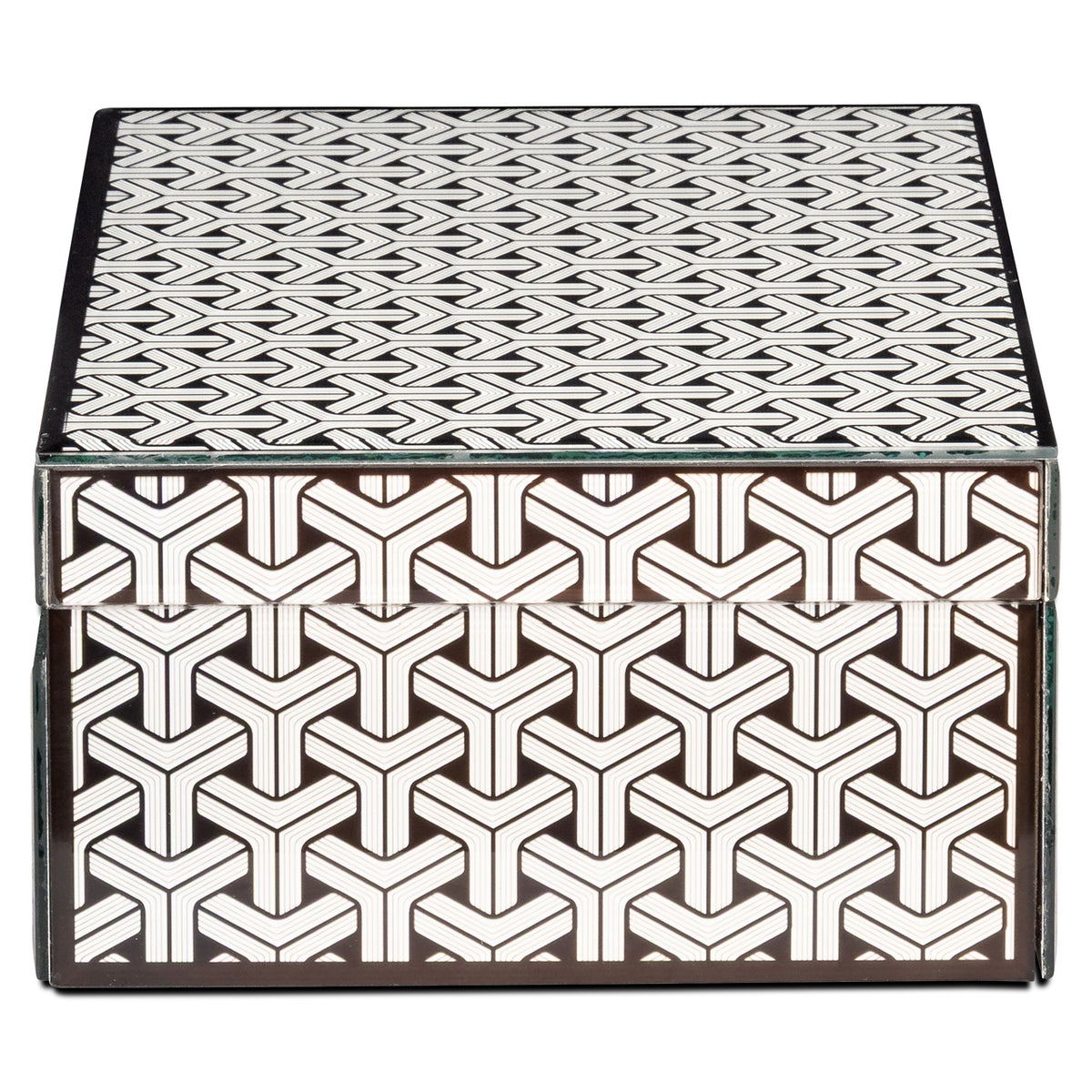 Aufbewahrungsbox Feliz Schwarz/Weiß groß