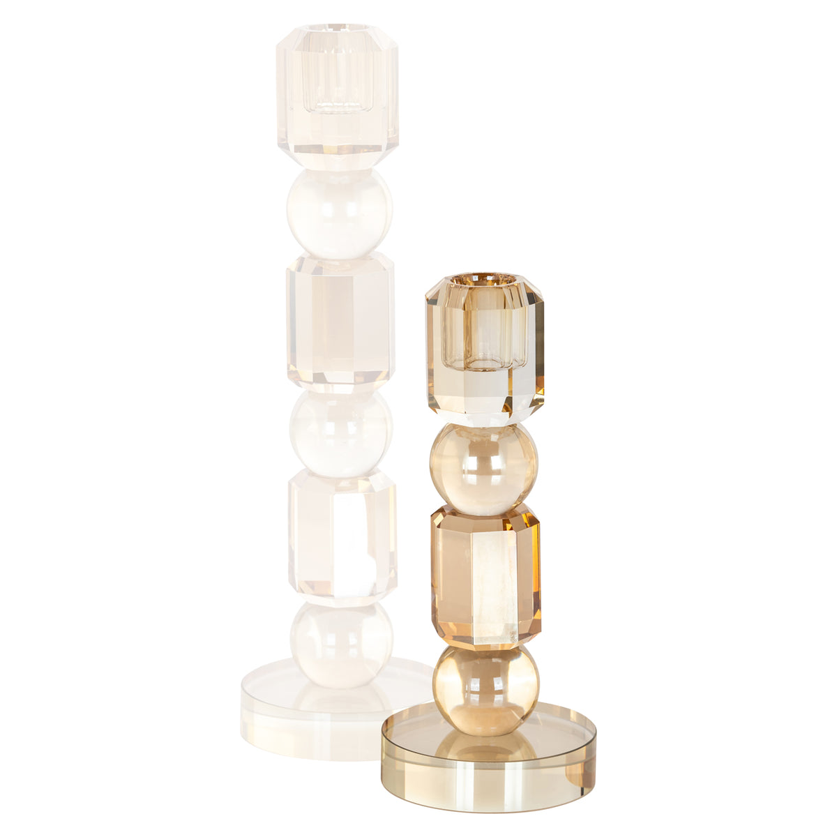 Meral brown small candle holder