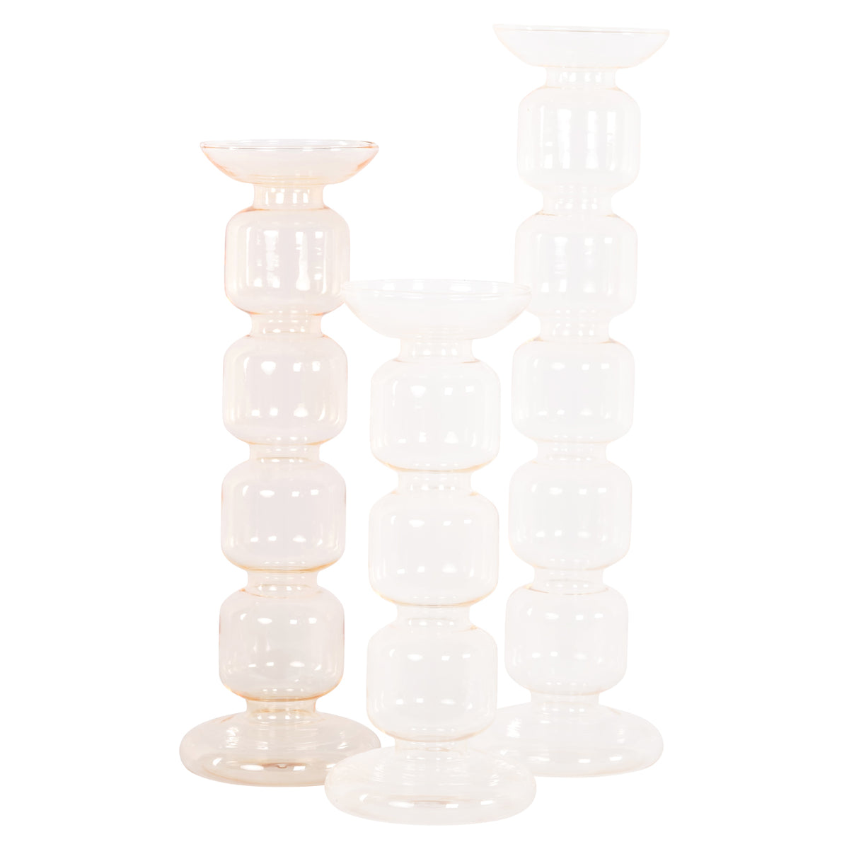 Rabia amber medium candle holder