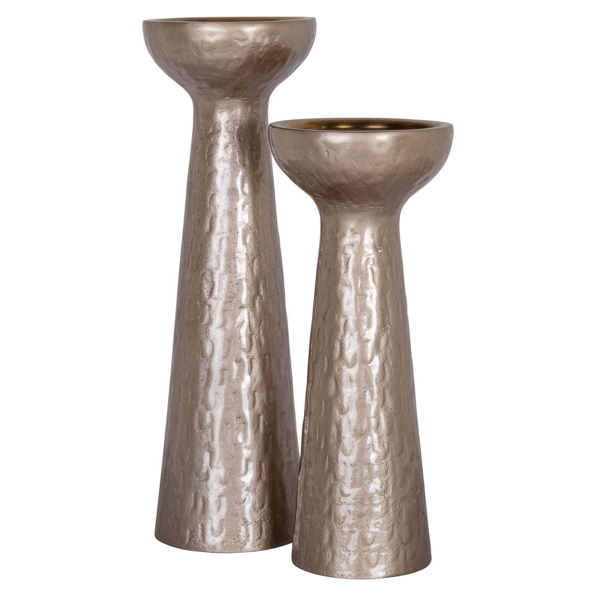 Candle holder Juana beige small