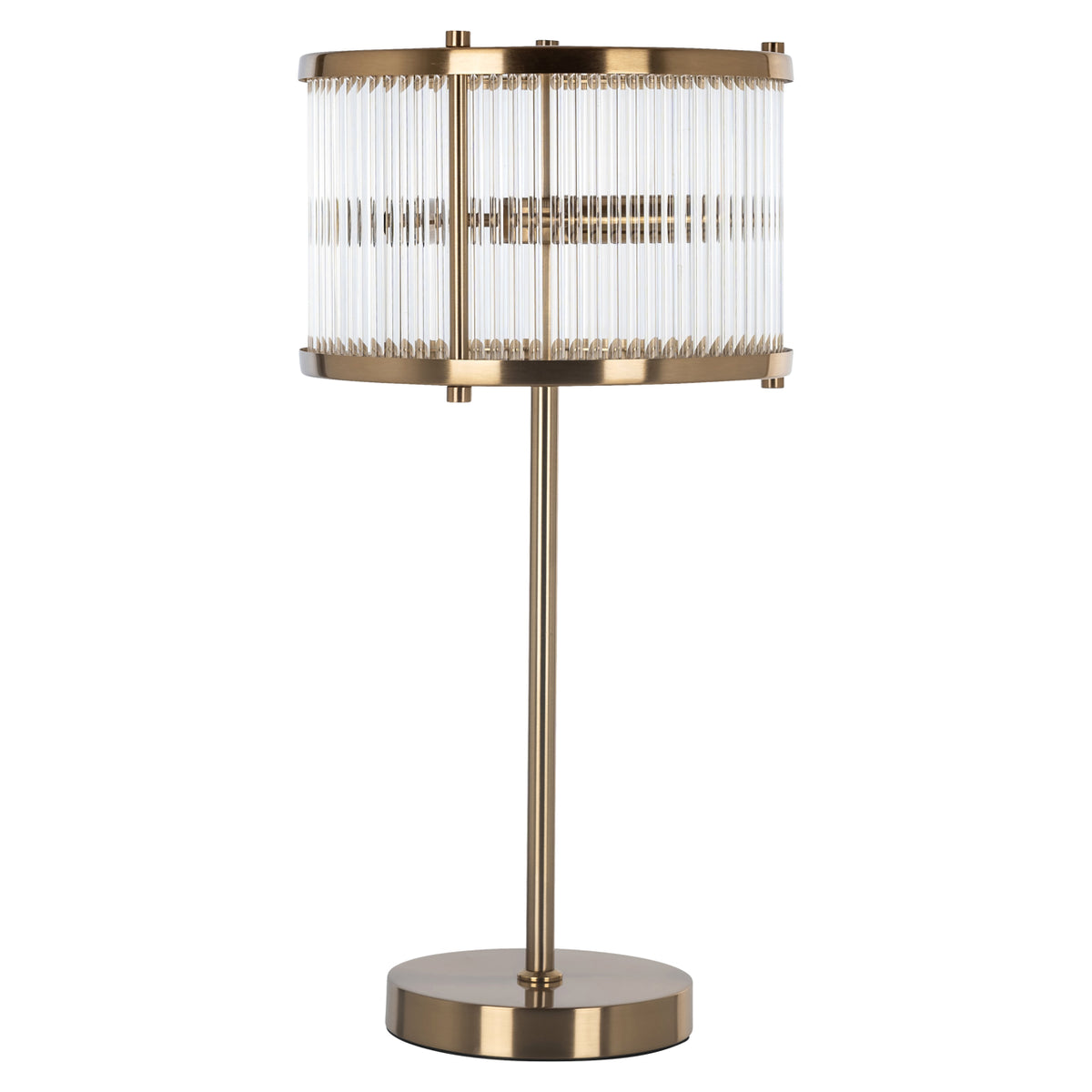 Lampe à poser Loiza or brossé