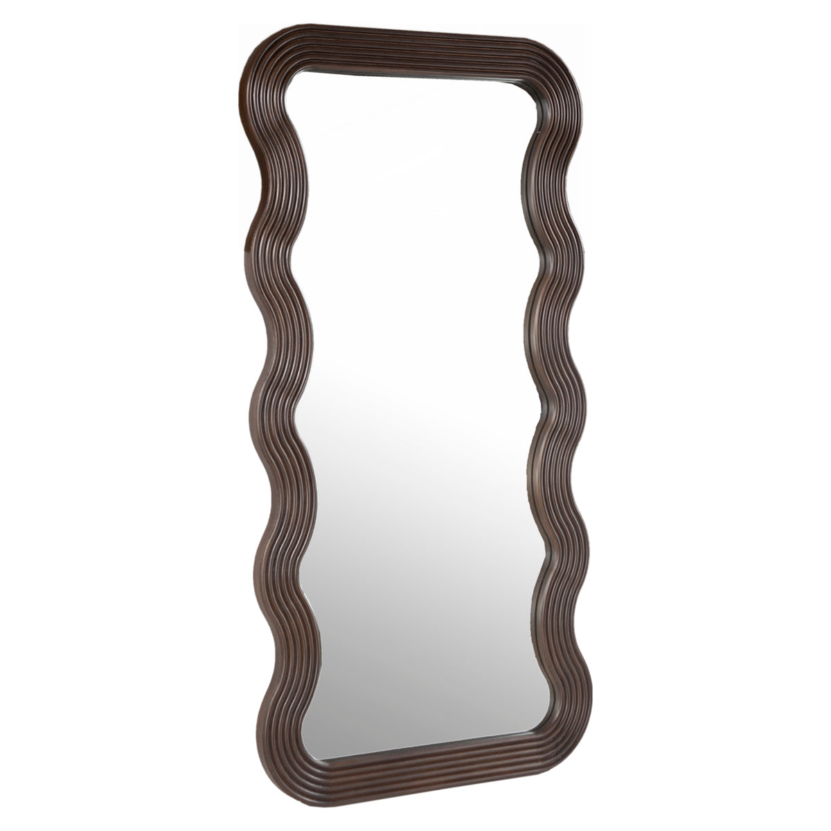 Miroir Mayfield marron