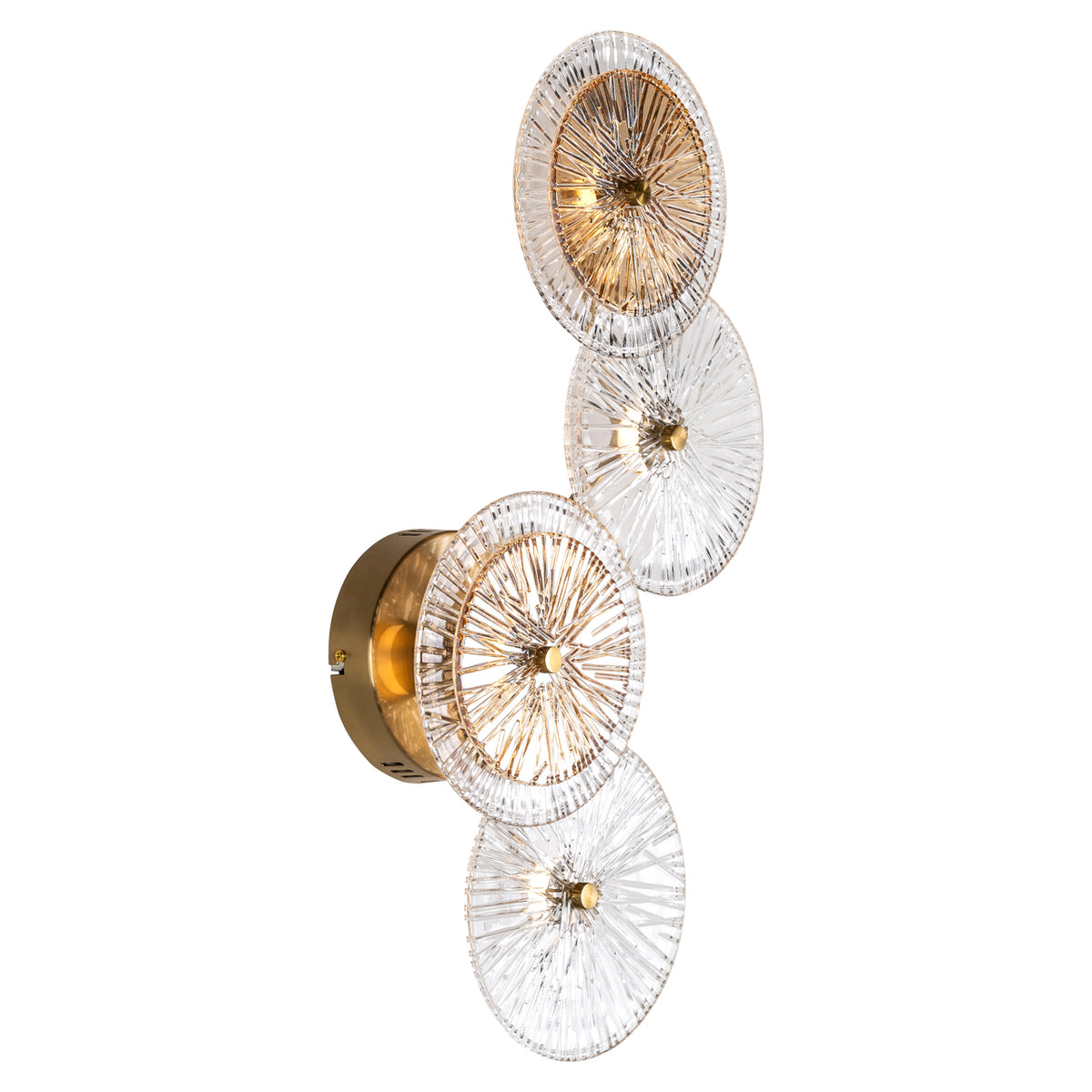 Applique murale Linzi brushed gold
