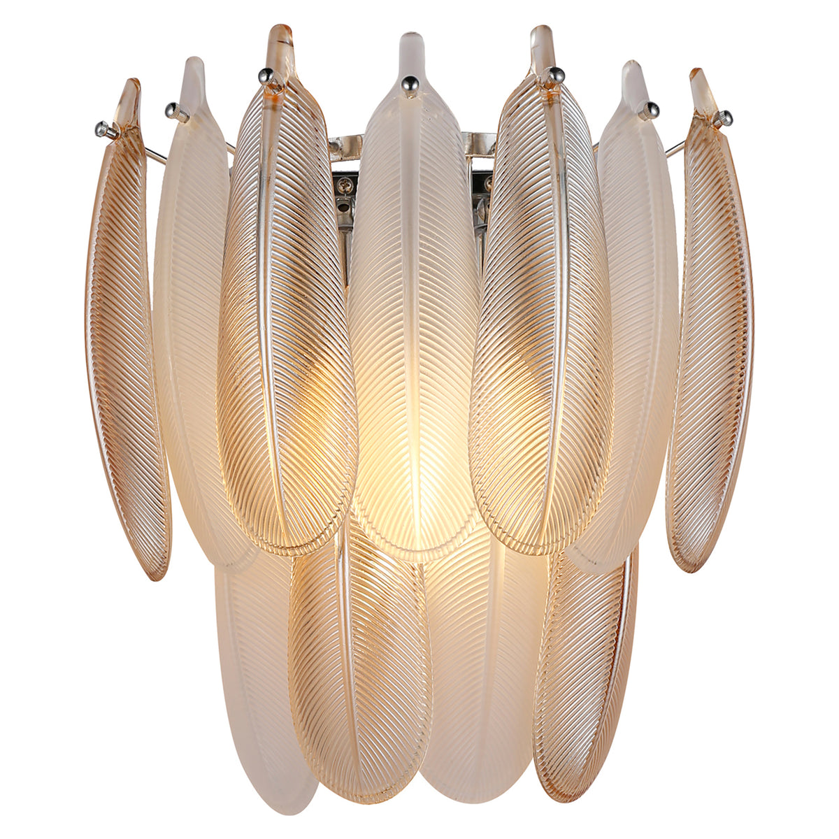 Chloe antique brass wall lamp