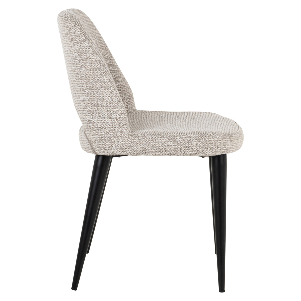 Chaise de salle à manger Tabitha naturel fancy ignifuge (Set of 2)