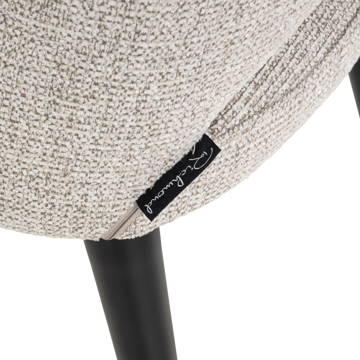 Chaise de salle à manger Tabitha naturel fancy ignifuge (Set of 2)