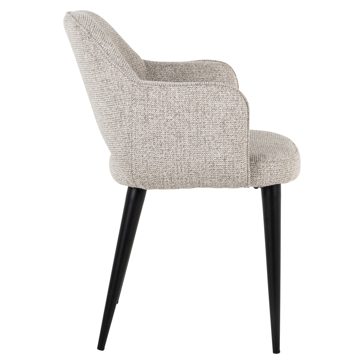 Giovanna dining chair natural fancy fire retardant