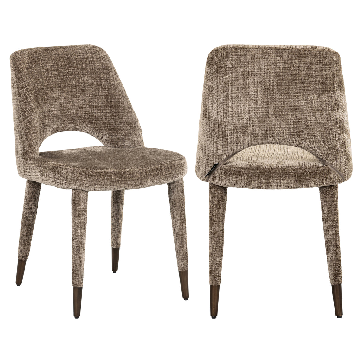 Dining chair Cecilia niagara stone fire retardant (Set of 2)
