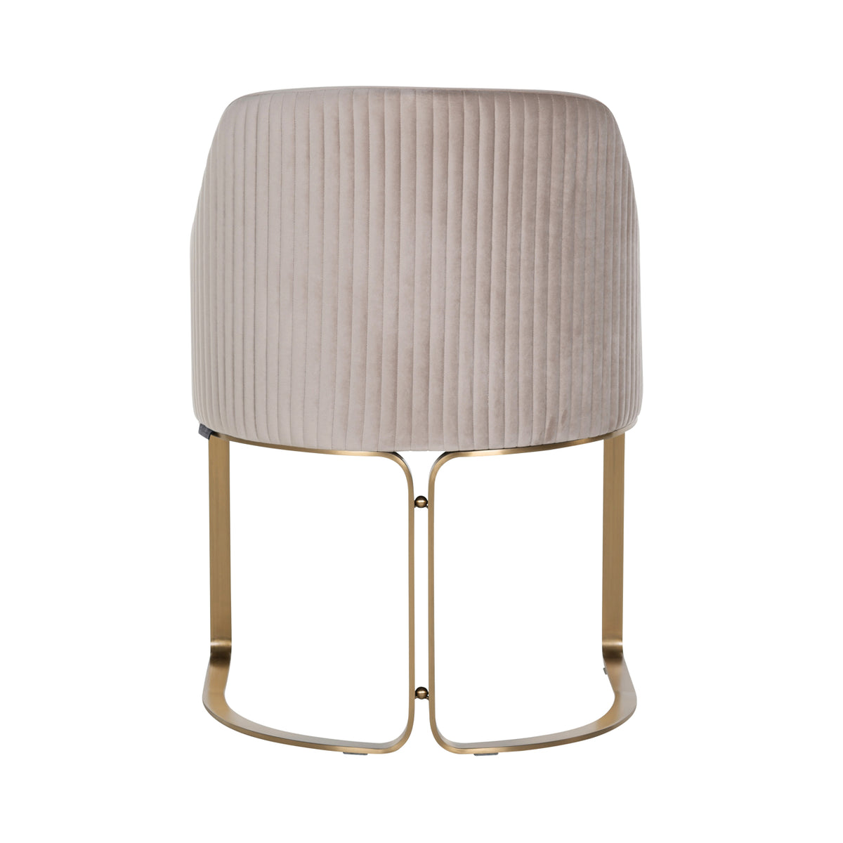 Dining chair Hadley khaki velvet fire retardant