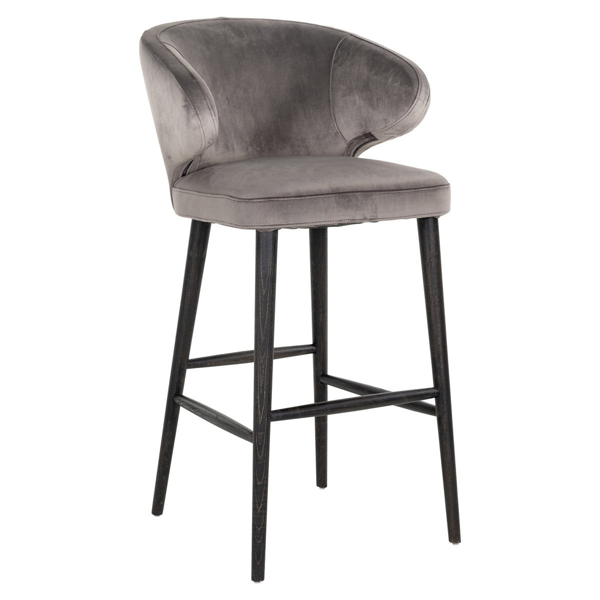 Barstoel Indigo stone velvet