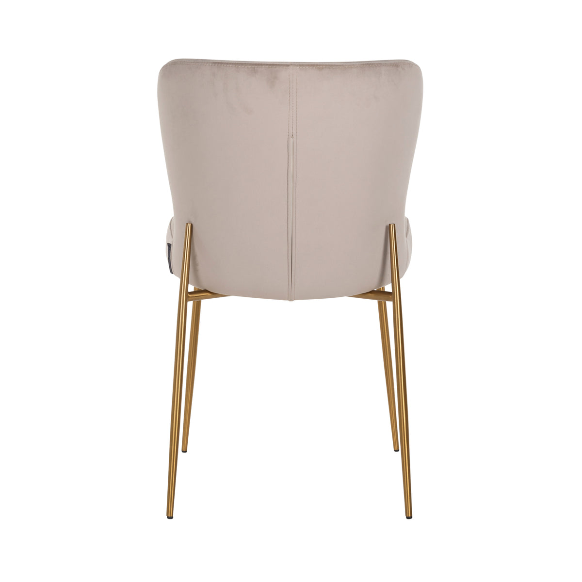 Odessa dining chair khaki velvet fire retardant (Set of 2)