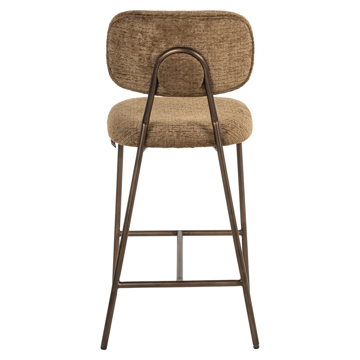 Counter chair Xenia brandy fusion fire retardant (Set of 2)