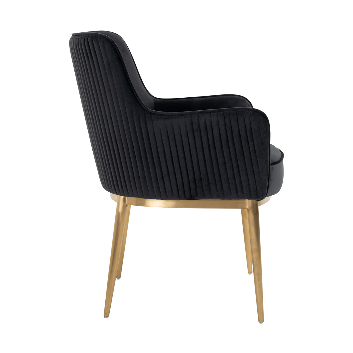 Breeze quartz anthracite fire-retardant dining chair (Set of 2)