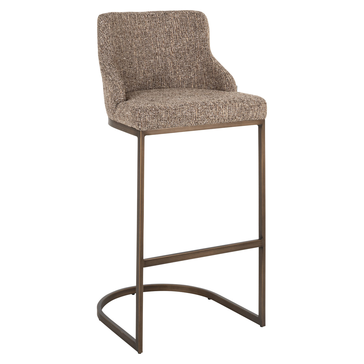 Bolton brown tweed bar stool (Set of 2)