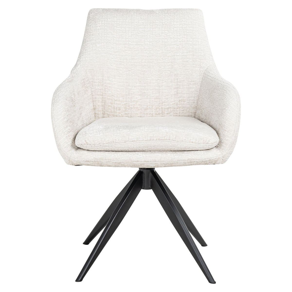 Chaise de salle à manger Lisonne cream fusion pivotante