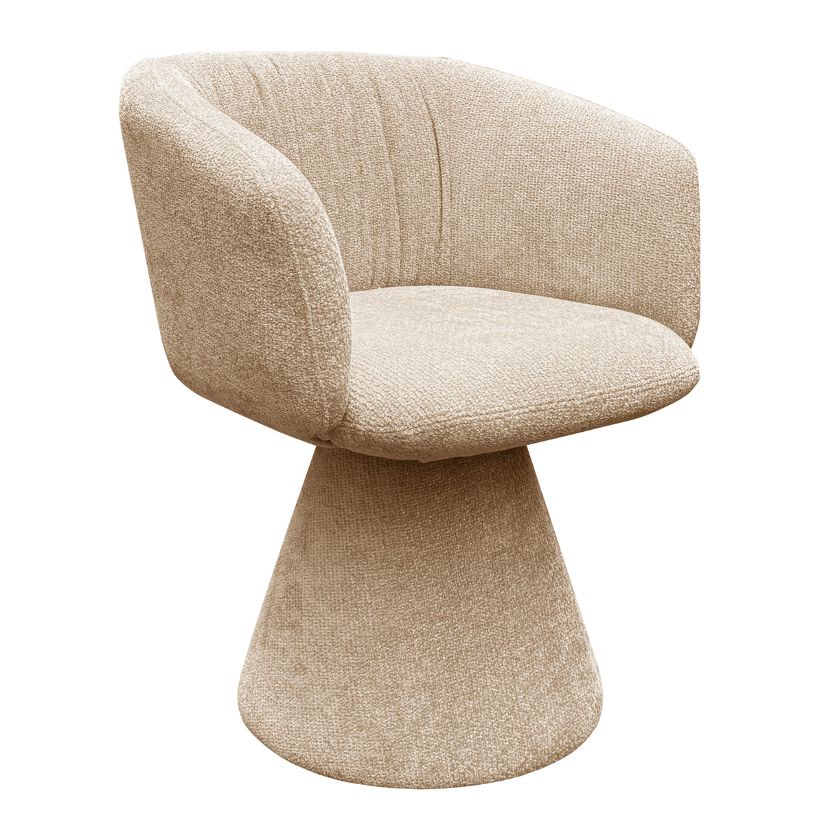 Chaise de salle à manger Madeline cream unicorn pivotante