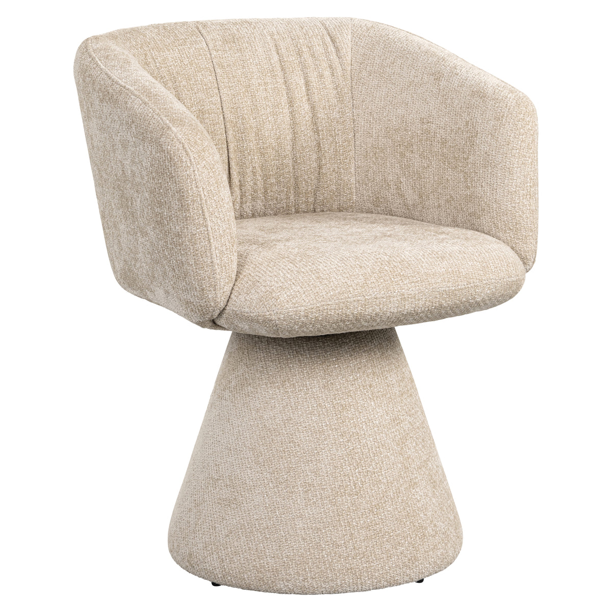 Chaise de salle à manger Madeline cream unicorn pivotante