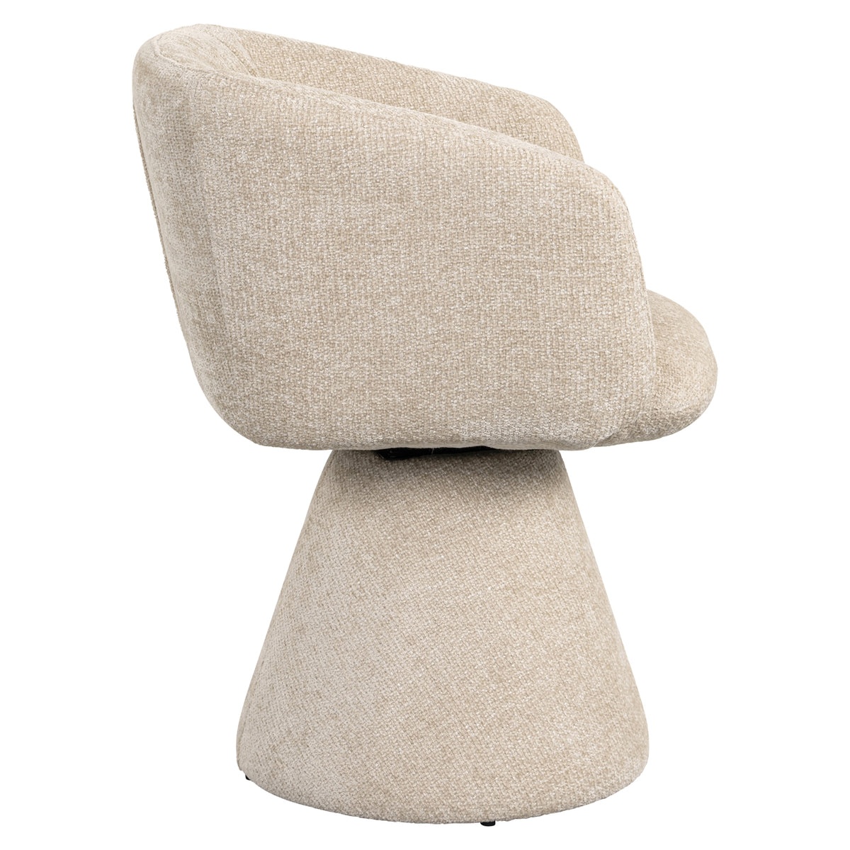 Chaise de salle à manger Madeline cream unicorn pivotante