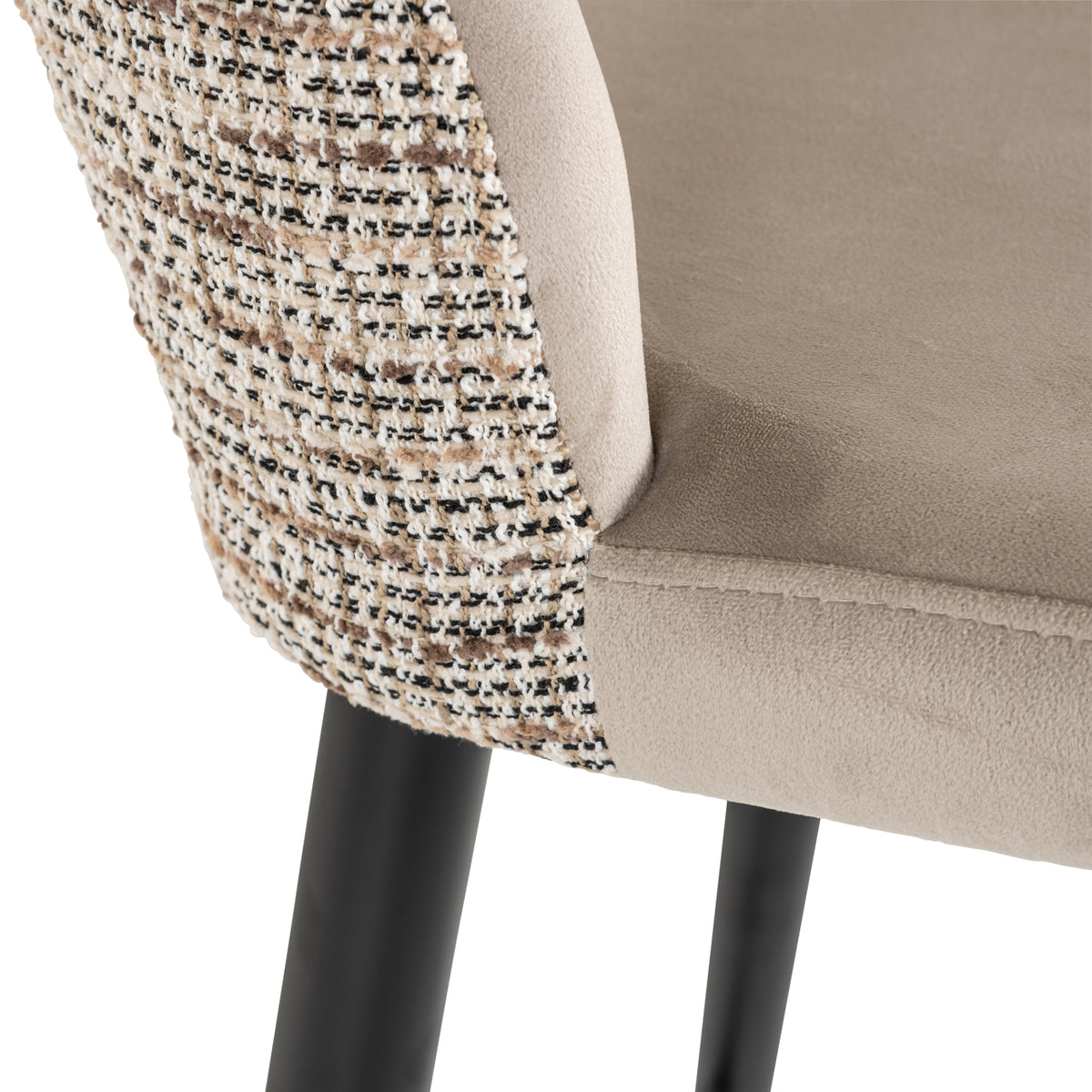 Tabitha trendy nature fire-retardant bar stool