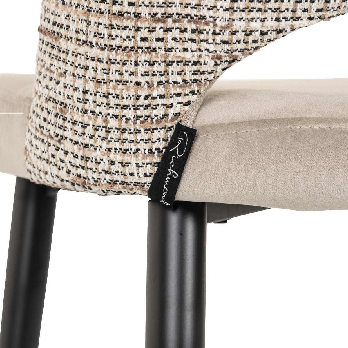 Tabitha trendy nature fire-retardant counter stool