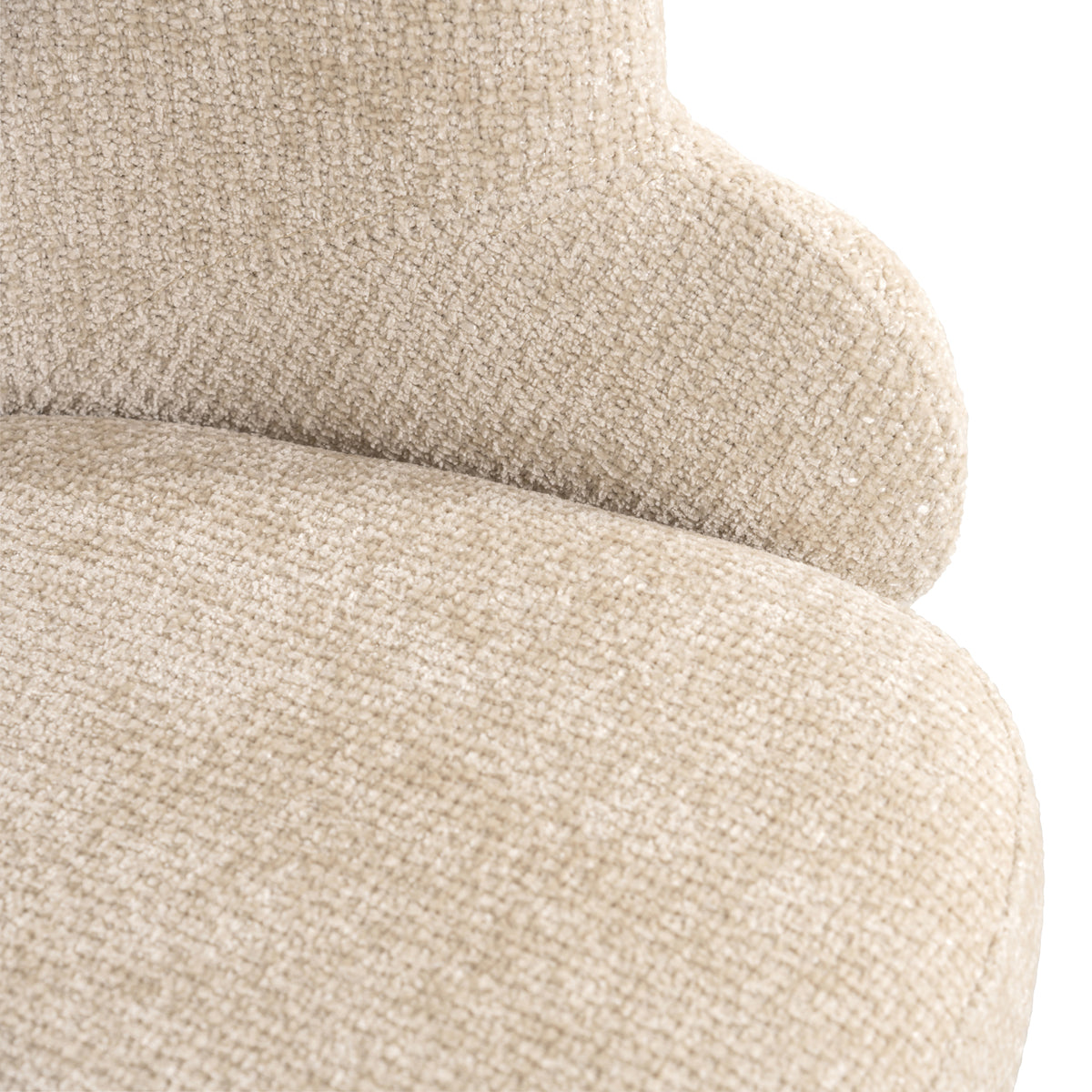 Dining chair Kayla cream unicorn swivel