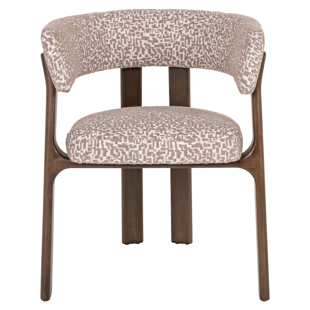 Contigo natural geo dining chair