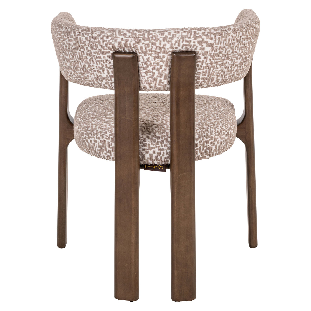 Contigo natural geo dining chair